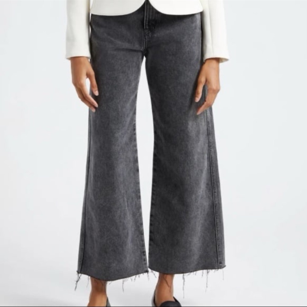 Veronica Beard Taylor Cropped High Rise Jeans